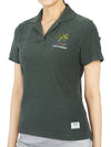 Women's Golf Montrose Short Sleeve PK Shirt Charcoal - HORN GARMENT - BALAAN 6