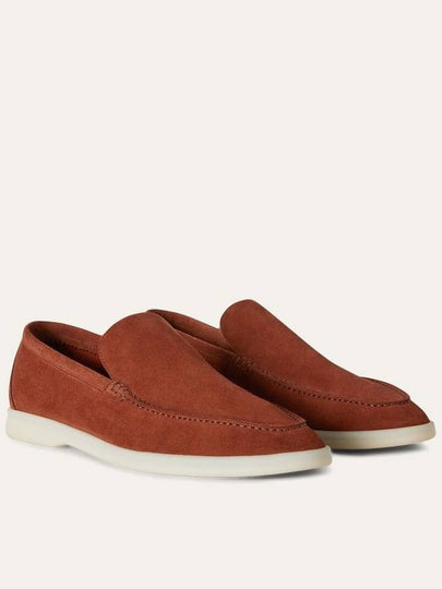 Summer Walk Suede Loafers Rust - LORO PIANA - BALAAN 2