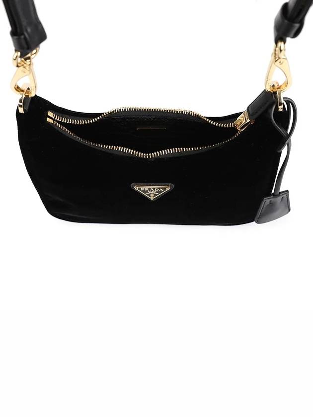 Re Edition Velvet Mini Bag Black - PRADA - BALAAN 6