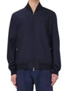 Men's Bomber Jacket Blue - BRUNELLO CUCINELLI - BALAAN 2