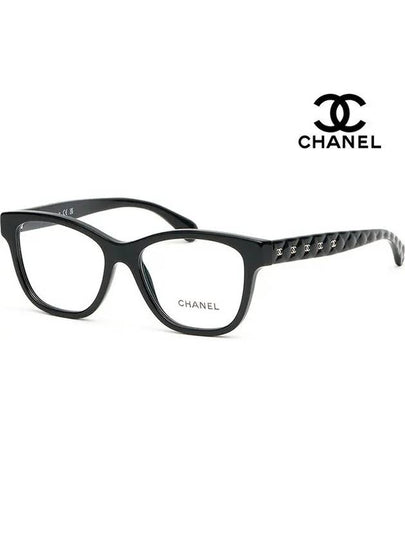 Eyewear Square Logo Eyeglasses Black - CHANEL - BALAAN 2