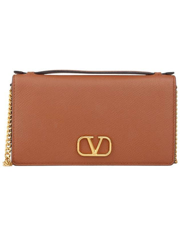 XW2P0W42 Garavani V logo woc chain wallet cross bag 34317K 2 - VALENTINO - BALAAN 1