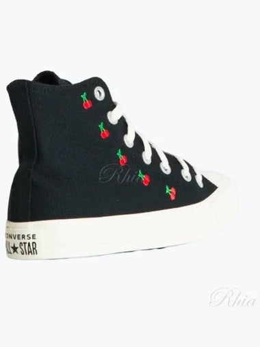 Chuck Taylor All Star Cherry Black High Top Canvas Shoes A08142C - CONVERSE - BALAAN 1