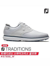 FJ TRADITIONS Spikeless Golf Shoes 97898 W Cool White Blue Gray 10mm Small Order - FOOTJOY - BALAAN 2