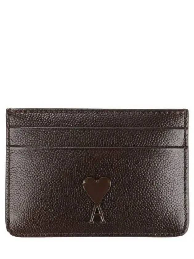 Unisex heart logo card wallet 270267 - AMI - BALAAN 1