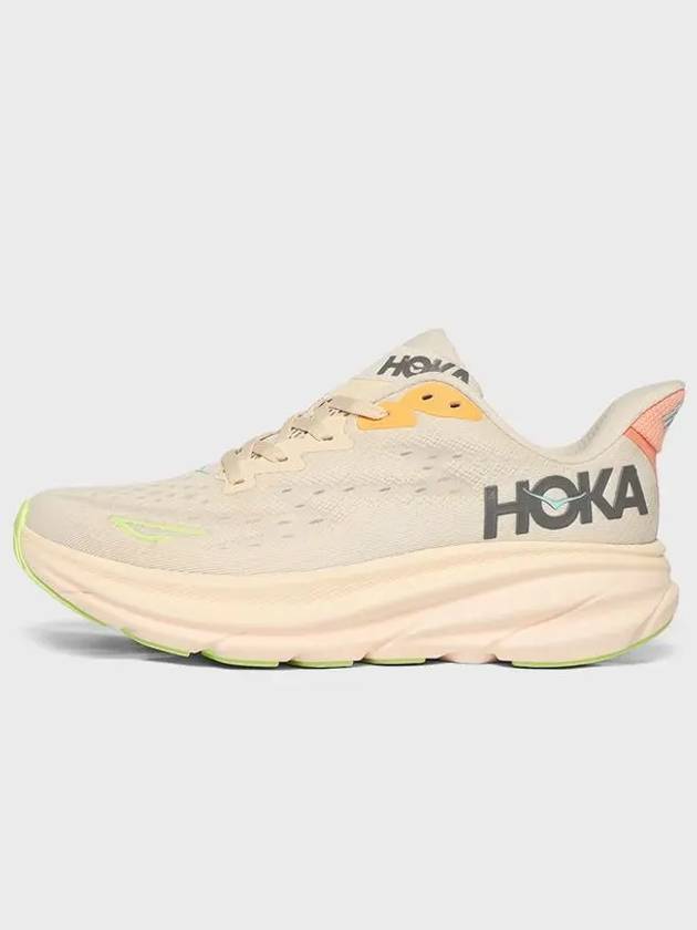 Hoka Women s Running Shoes Clifton 9 Vanilla 1127896 VLS - HOKA ONE ONE - BALAAN 2