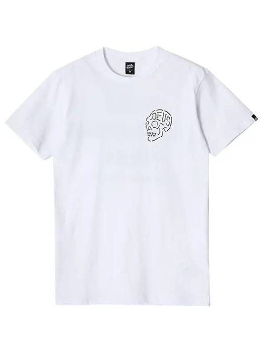 DMH31645C Venice WHT Skull Men's Short Sleeve T-Shirt - DEUS EX MACHINA - BALAAN 2