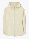 T Monogram Jacquard Anorak Ivory - TORY BURCH - BALAAN 6