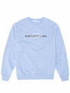 Layer Logo Sweatshirt Sky Blue - HELMUT LANG - BALAAN.