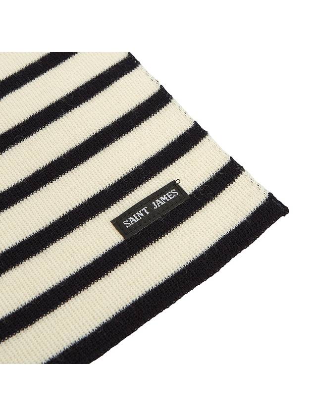 Rayee Stripe Muffler Ecru Marine - SAINT JAMES - BALAAN 6