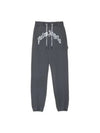 Curved Logo Track Pants Black - PALM ANGELS - BALAAN 2