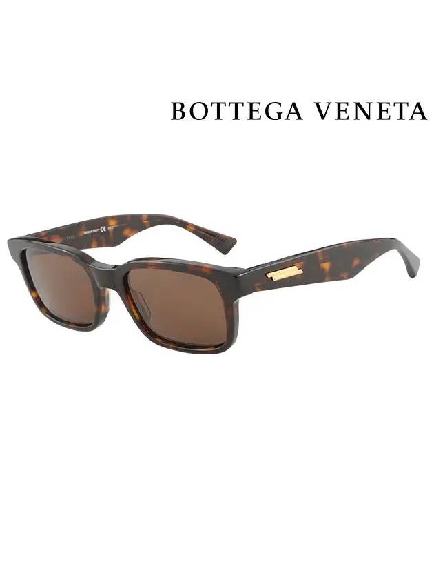 Eyewear Havana Square Frame Sunglasses Brown - BOTTEGA VENETA - BALAAN 3