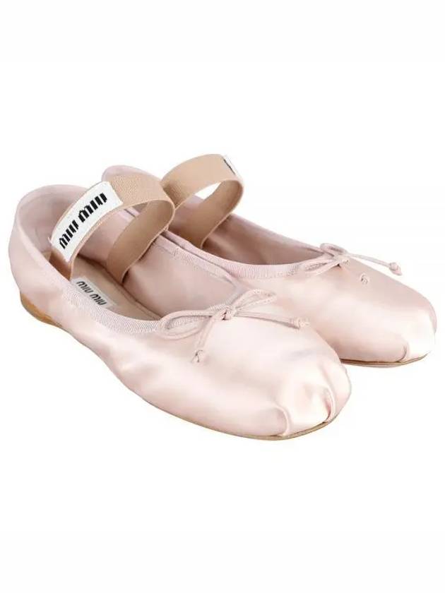 Satin Ballerinas Pink - MIU MIU - BALAAN 2