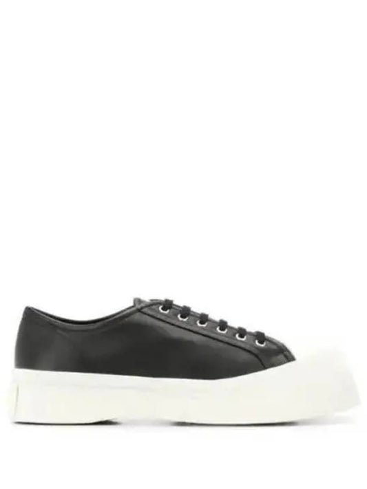 Pablo Platform Nappa Leather Low Top Sneakers Black - MARNI - BALAAN 2