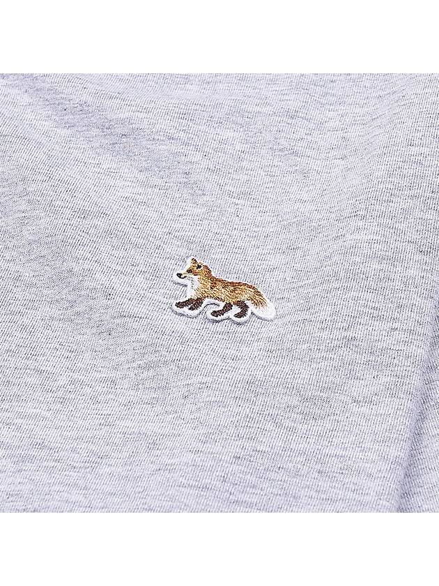 Baby Fox Patch Regular Short Sleeve T-Shirt Grey - MAISON KITSUNE - BALAAN 4