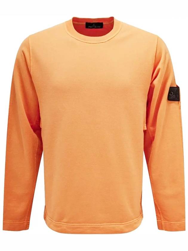 Wappen Shadow Project Mesh Long Sleeve T-Shirt Orange - STONE ISLAND - BALAAN 3