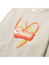 Brushed Options Soleil Patinted Heart Sweat Shirts GREIGE - LE SOLEIL MATINEE - BALAAN 3