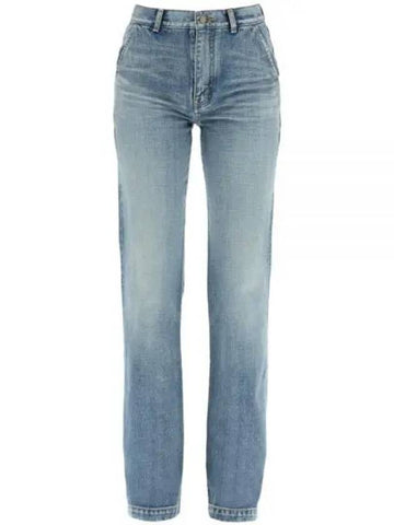 Women s Surge Denim Pants 709357 Y11MA - SAINT LAURENT - BALAAN 1