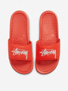 Benassi Slippers Red - NIKE - BALAAN.