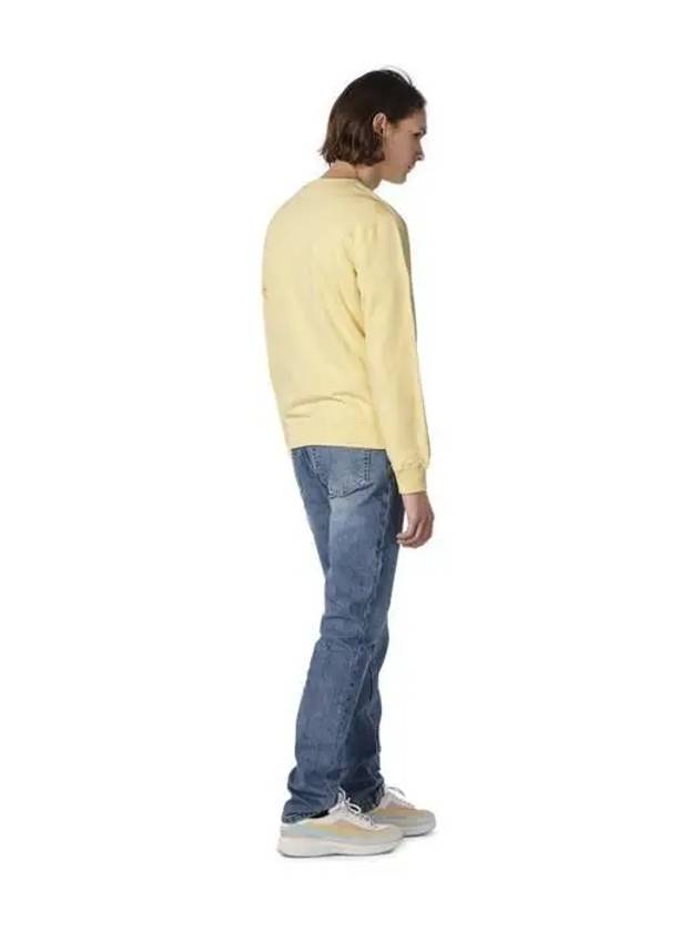 Men's Item Logo Sweatshirt Yellow - A.P.C. - BALAAN 5