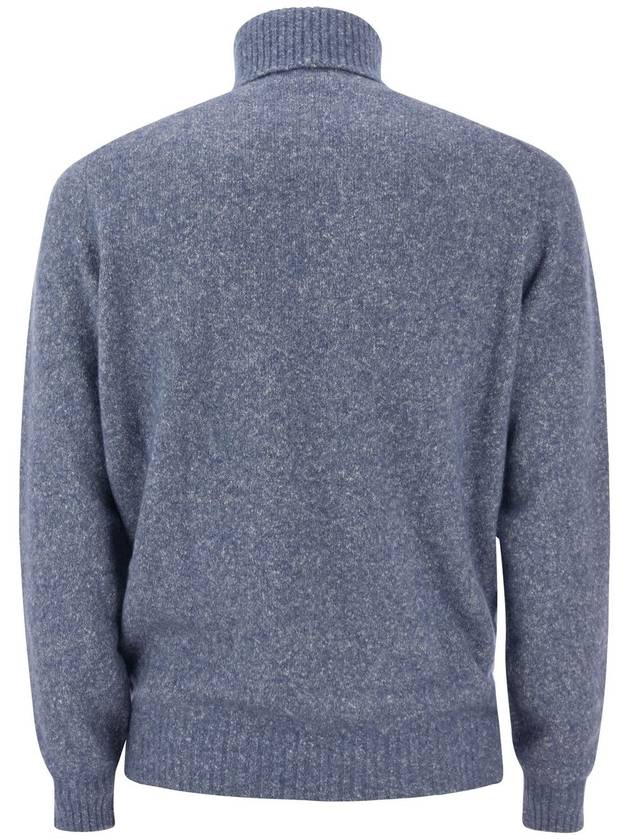 Turtleneck Sweater MSO706803 CIA04 AZZURRO GRIGIO B0170444742 - BRUNELLO CUCINELLI - BALAAN 3