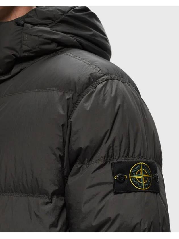 Crinkle Reps Re-Nylon Down Padding Grey - STONE ISLAND - BALAAN 4