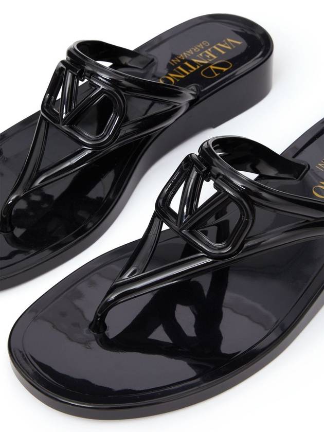 Valentino Garavani Sandals Black - VALENTINO - BALAAN 5