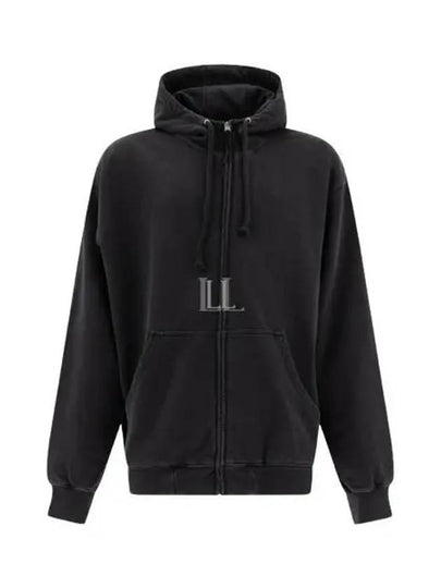 Embroidered Logo Hoodie Grey - MAISON MARGIELA - BALAAN 2