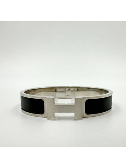 Click Ache HH Palladium Matte Bracelet Noir - HERMES - BALAAN 2