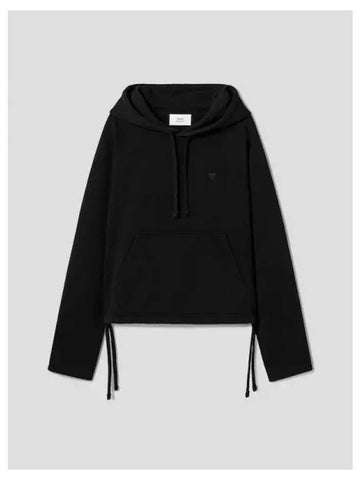 Unisex ADC crop hooded sweatshirt hoodie black domestic product GM0024040567715 - AMI - BALAAN 1