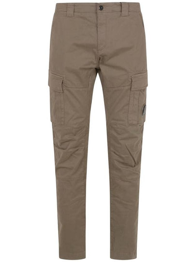 Stretch Sateen Ergonomic Lens Double Cargo Straight Pants Beige - CP COMPANY - BALAAN 2