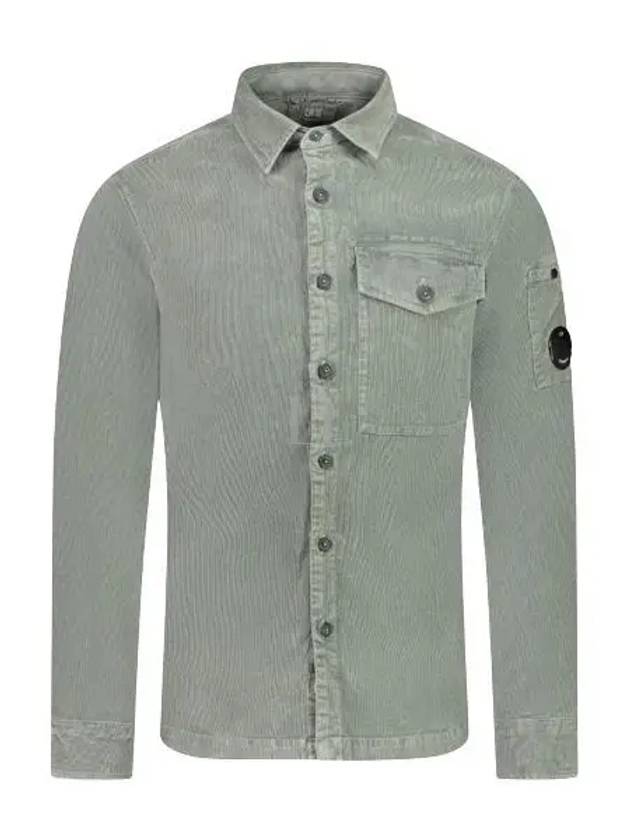 Lens Detail Long Sleeve Shirt Green - CP COMPANY - BALAAN 2