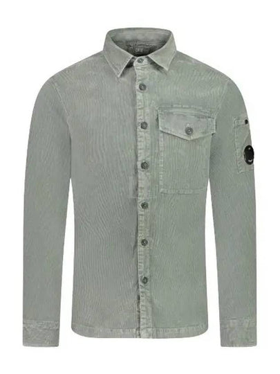 Lens Detail Long Sleeve Shirt Green - CP COMPANY - BALAAN 2