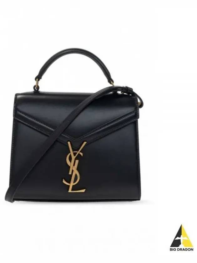 Box Cassandre Mini Top Leather Tote Bag Black - SAINT LAURENT - BALAAN 2