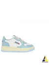 Women's Medalist Bi-Color Low-Top Sneakers Blue - AUTRY - BALAAN 2