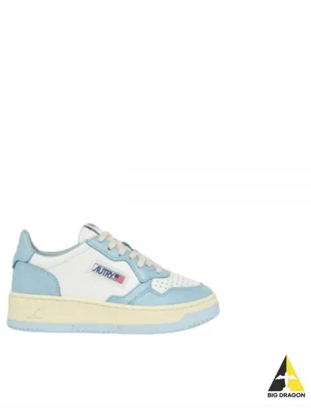 Women's Medalist Bi-Color Low-Top Sneakers Blue - AUTRY - BALAAN 2