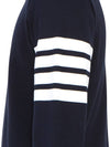 4 Bar Loopback Jersey Sweatshirt Navy - THOM BROWNE - BALAAN 9