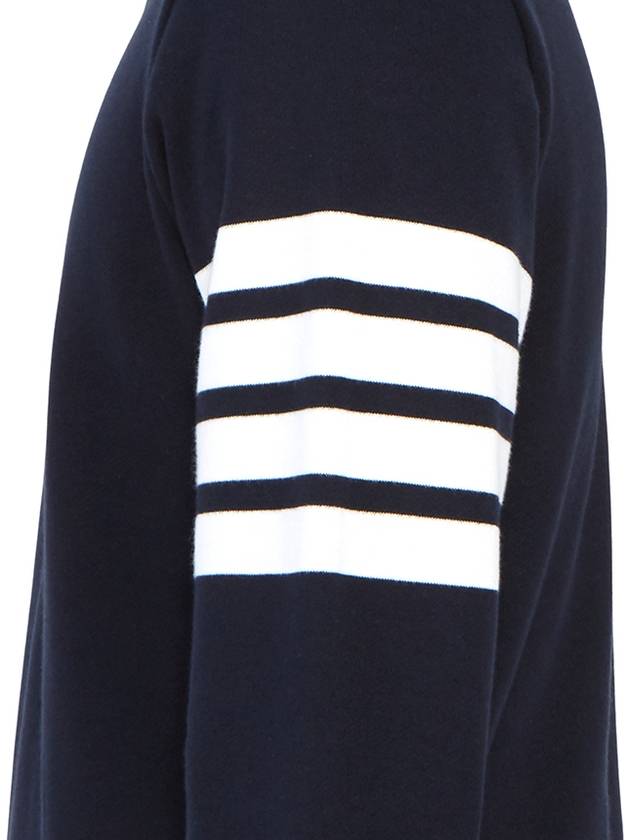 4 Bar Loopback Jersey Sweatshirt Navy - THOM BROWNE - BALAAN 11