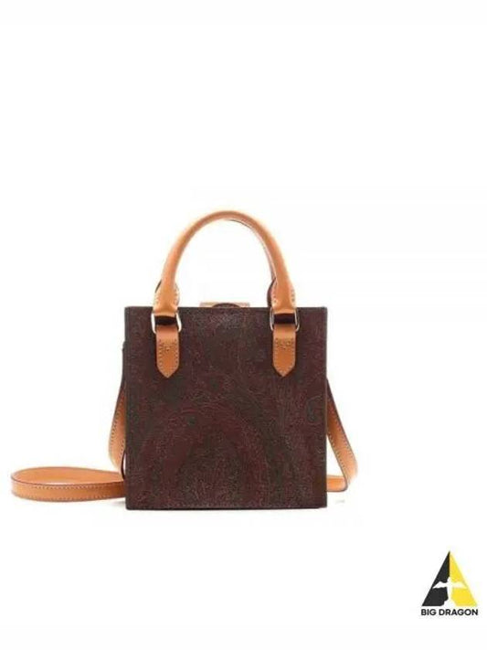 paisley cross mini bag brown - ETRO - BALAAN 2