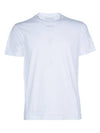 Patch Logo Cotton Short Sleeve T-Shirt White - PRADA - BALAAN 2