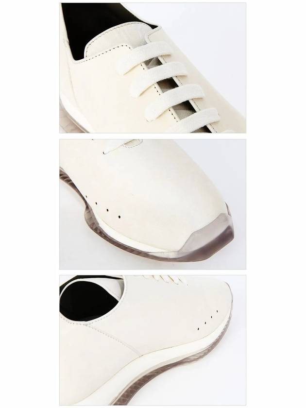 Vintage Runner Low Top Sneakers White - RICK OWENS - BALAAN 6