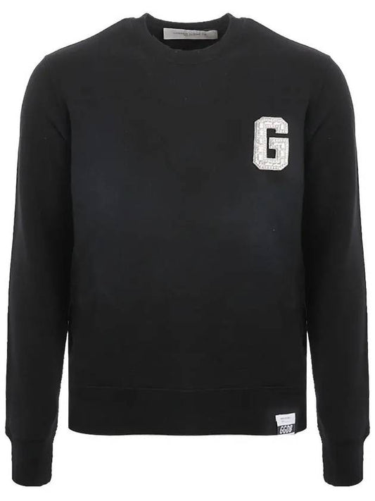 Men's G Logo Long Sleeve Sweatshirt Black - GOLDEN GOOSE - BALAAN 2