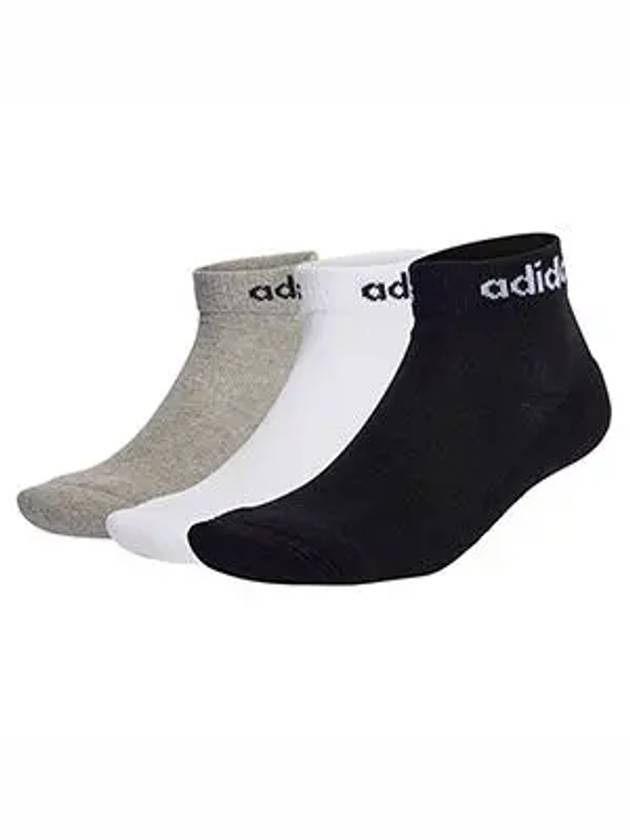 Linear Ankle Socks 3 Pairs - ADIDAS - BALAAN 2