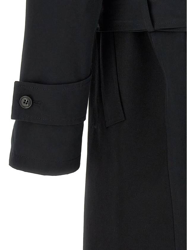 Mm6 Maison Margiela Wool Trench Coat - MAISON MARGIELA - BALAAN 4