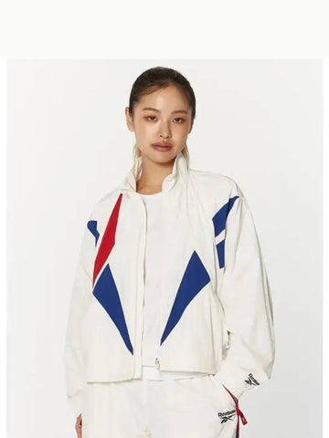 Vector Flash Crop Windbreaker Women OFFWHITE Off White - REEBOK - BALAAN 1