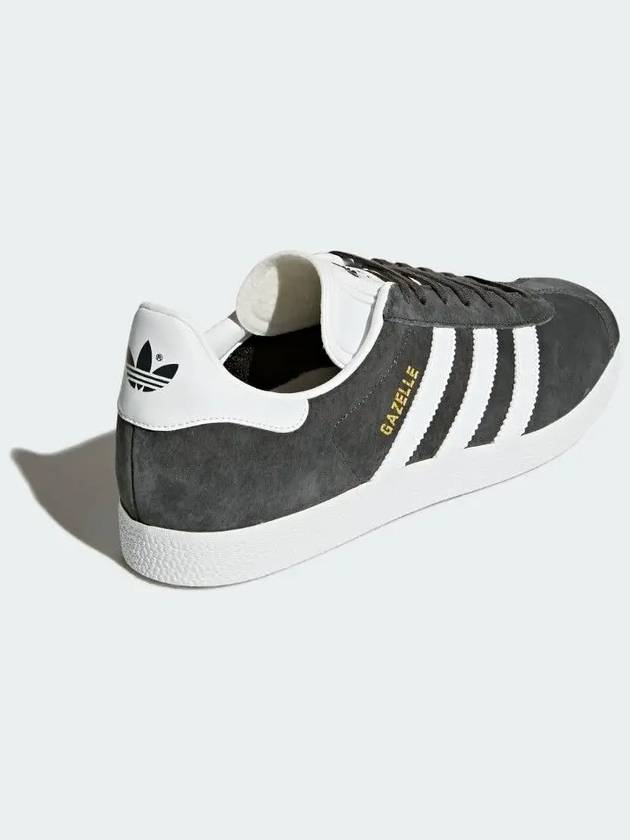 Originals Gazelle Low-Top Sneakers Solid Grey - ADIDAS - BALAAN 4