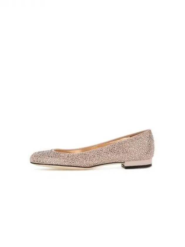 WOMEN BALET Suede Flat Shoes Rose Gold 271422 - GIUSEPPE ZANOTTI - BALAAN 1