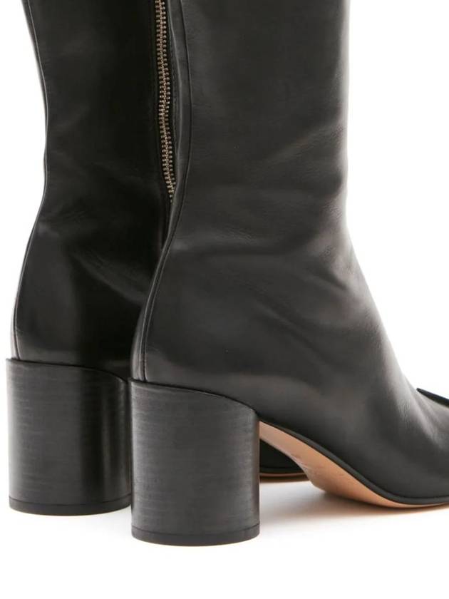 Mm6 Maison Margiela Leather Knee-High Boots - MAISON MARGIELA - BALAAN 4