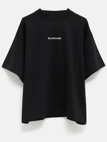 Balenciaga Back Cropped T-shirt - BALENCIAGA - BALAAN 1