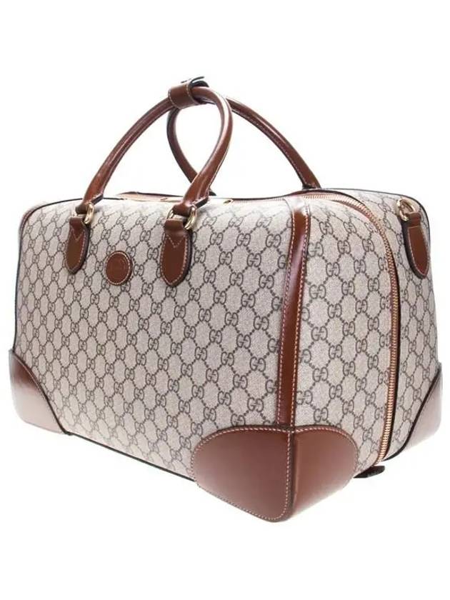 Interlocking G Duffel Bag Brown - GUCCI - BALAAN.